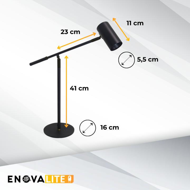 Produktbild Enovalite LED-Tischleuchte, schwarz (GU10)