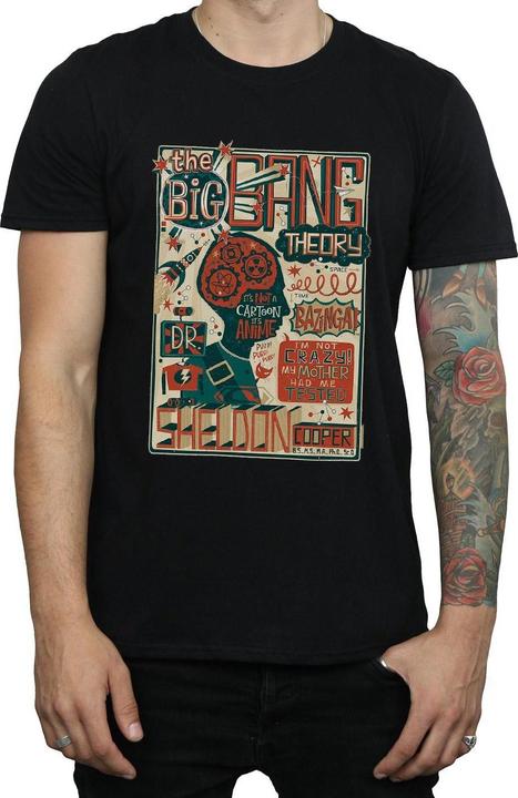 Produktbild Big Bang Theory Infografik Poster TShirt (XL)
