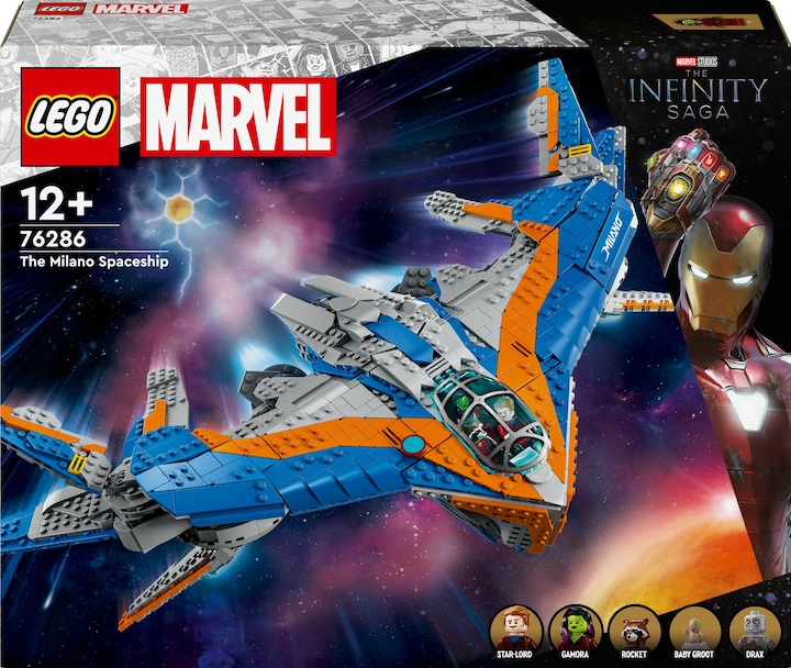 Produktbild LEGO Guardians of the Galaxy: Das Raumschiff Milano (76286, LEGO Marvel)
