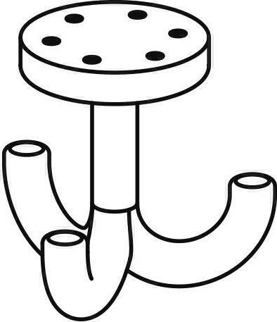 Actual product image Hewi Coat hook