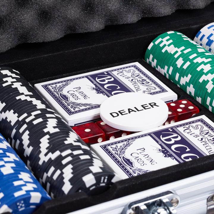 Productafbeelding Relaxdays Poker geval (Meertalig)