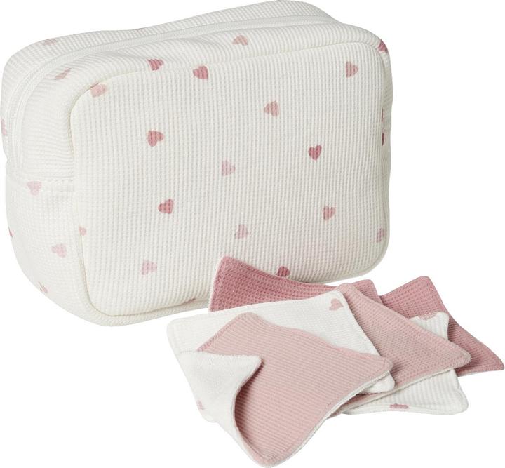 wool white hearts