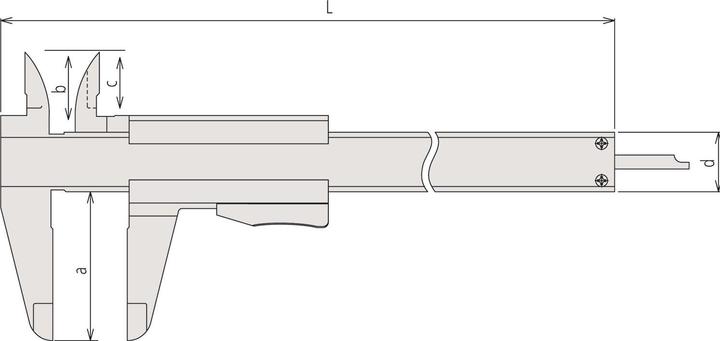 Actual product image Mitutoyo Caliper gauge (15 cm)