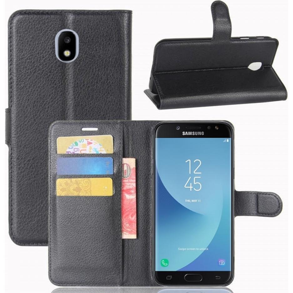 Thumbnail - Screenguard Samsung Galaxy J5 2017 Leather Guard Lederhülle (Samsung Galaxy J5 (2017)), Smartphone Hülle, Schwarz