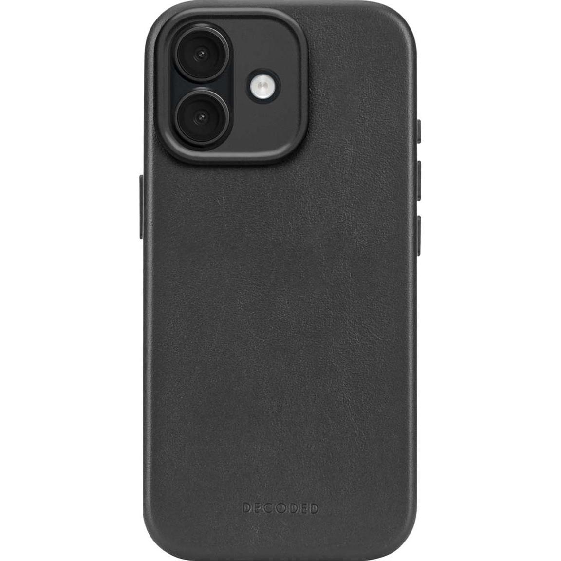 Decoded Leather Backcover (Apple iPhone 17), Cover smartphone, Nero
