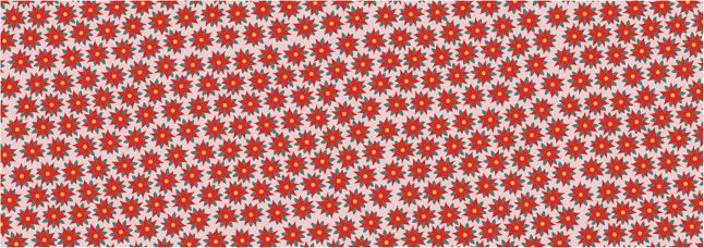 Actual product image Partydeco Wrapping paper - Red star of Bethlehem, 70x200cm (1 pkt / 1 pc.) (1x)