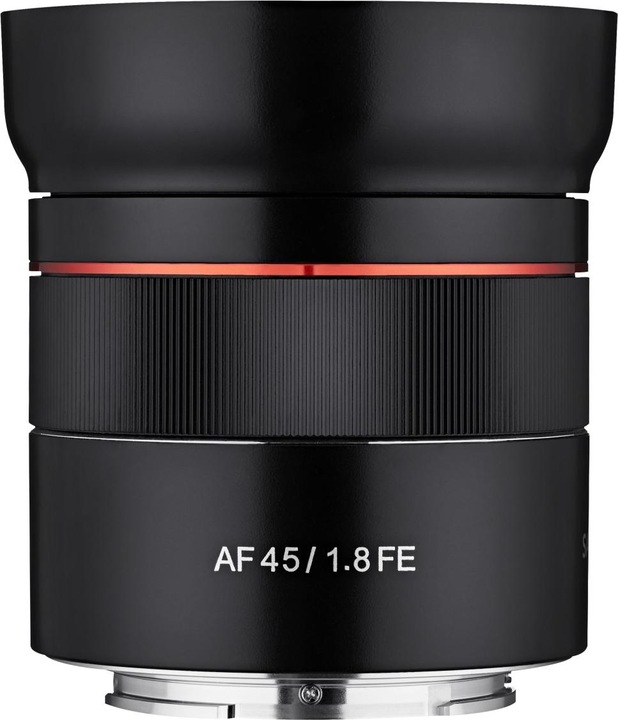 Actual product image Samyang AF 45mm F1.8 FE (Sony E, full size, APS-C / DX)