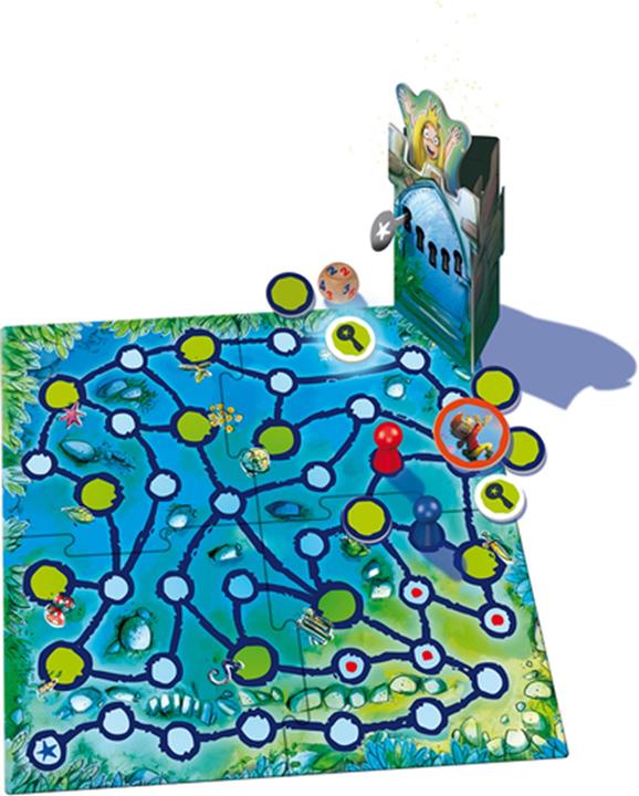 Actual product image Drei Magier Spiele The enchanted tower (metal box) (German, French, English)