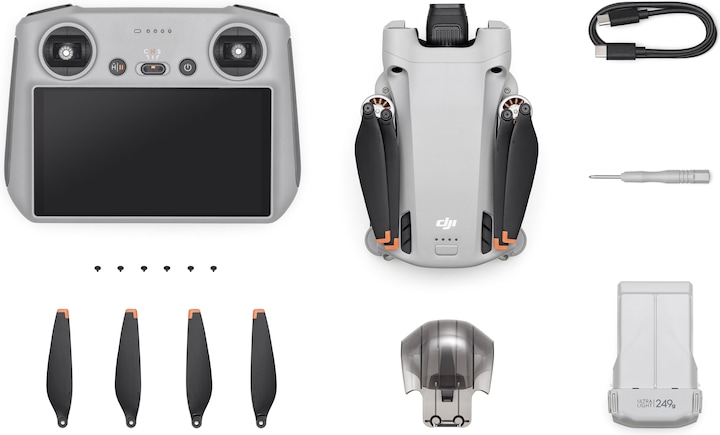 Produktbild DJI Mini 3 Pro mit RC Controller (34 min, 249 g, 48 Mpx)