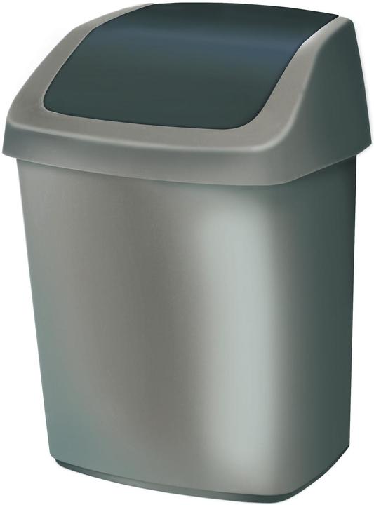 Productafbeelding Curver Kosz Na śmieci 15l /Ciemnoszary/ Srebrny (15 l)