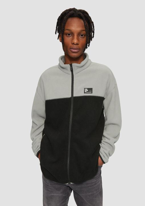 Image du produit S.Oliver Sweatshirt Jacke Fleecejacke mit Stehkragen (S)