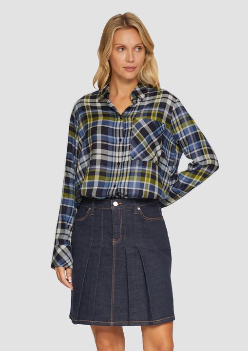 Immagine prodotto S.Oliver Bluse Karierte Hemdbluse aus Viskosemix (48)