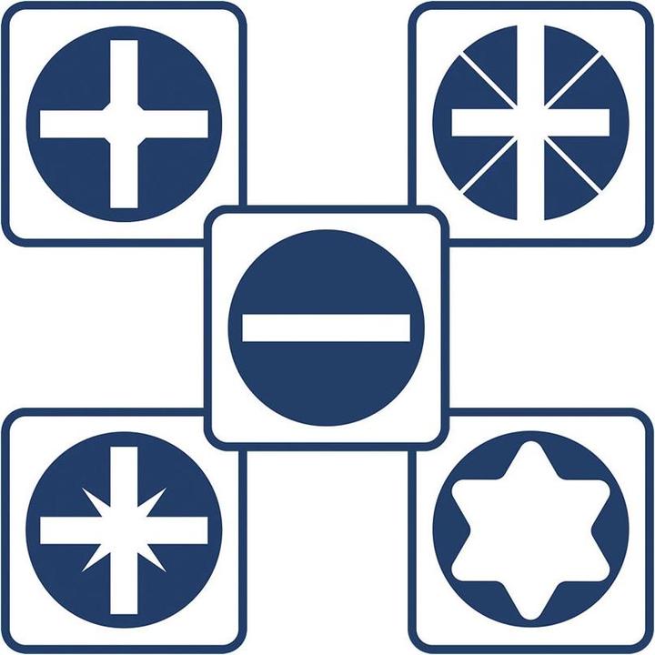 Produktbild Bosch Professional VDE-Schraubendreher-Set (Pozidriv-Kreuzschlitz (PZ), Schlitzschrauben, TX)