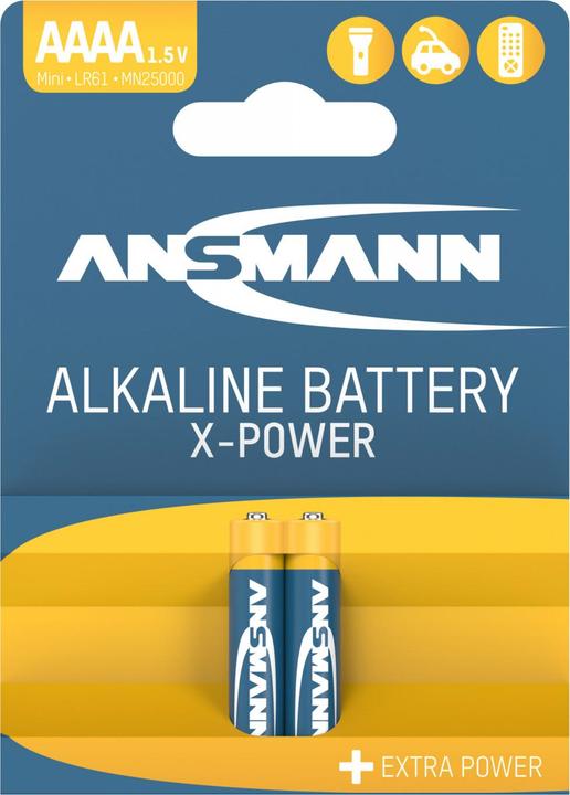 Actual product image Ansmann X-Power (2 pcs., AAAA, 500 mAh)