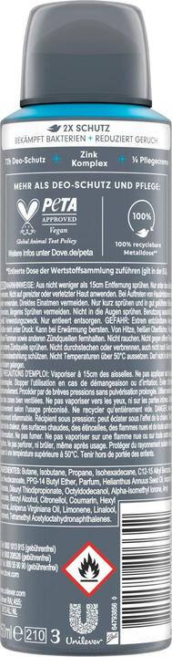 Immagine prodotto Dove Comfort pulito (Getto vaporizzato, 150 ml)