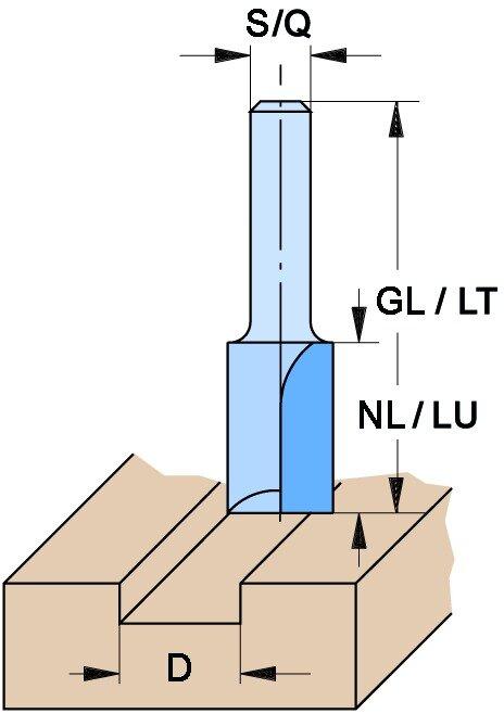 Actual product image Hws Grooving cutter HM-tipped