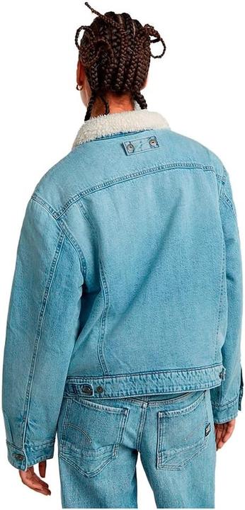 Image du produit G-Star Veste sherpa décontractée à col plat, boutons et poches à rabat (XS)