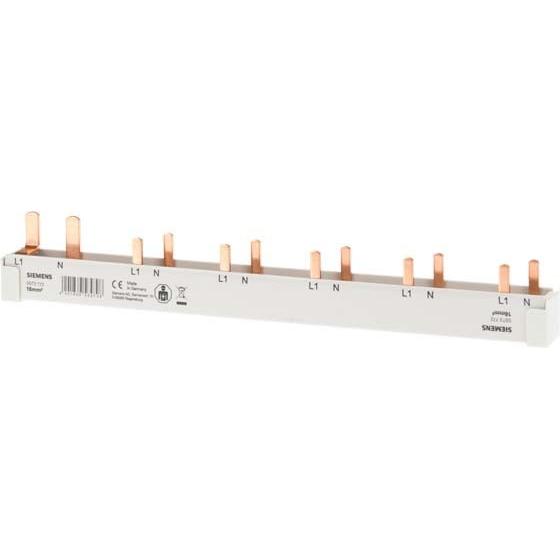 10x Siemens, Verteilerschrank Zubehör, 5ST3772 Sammelschiene 16qmm