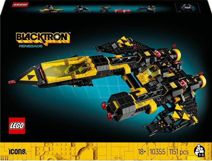 Produktbild LEGO Blacktron Renegade (10355, LEGO Icons, LEGO Seltene Sets)