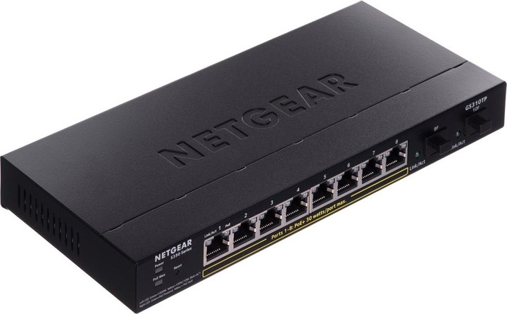 Actual product image Netgear GS310TP-100EUS (10 ports)