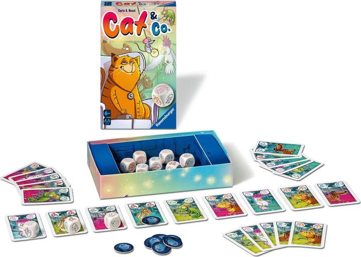 Produktbild Ravensburger Cat & Co. (Deutsch, Französisch, Italienisch, Niederländisch, Portugiesisch, Spanisch, 2 - 5 Spieler)