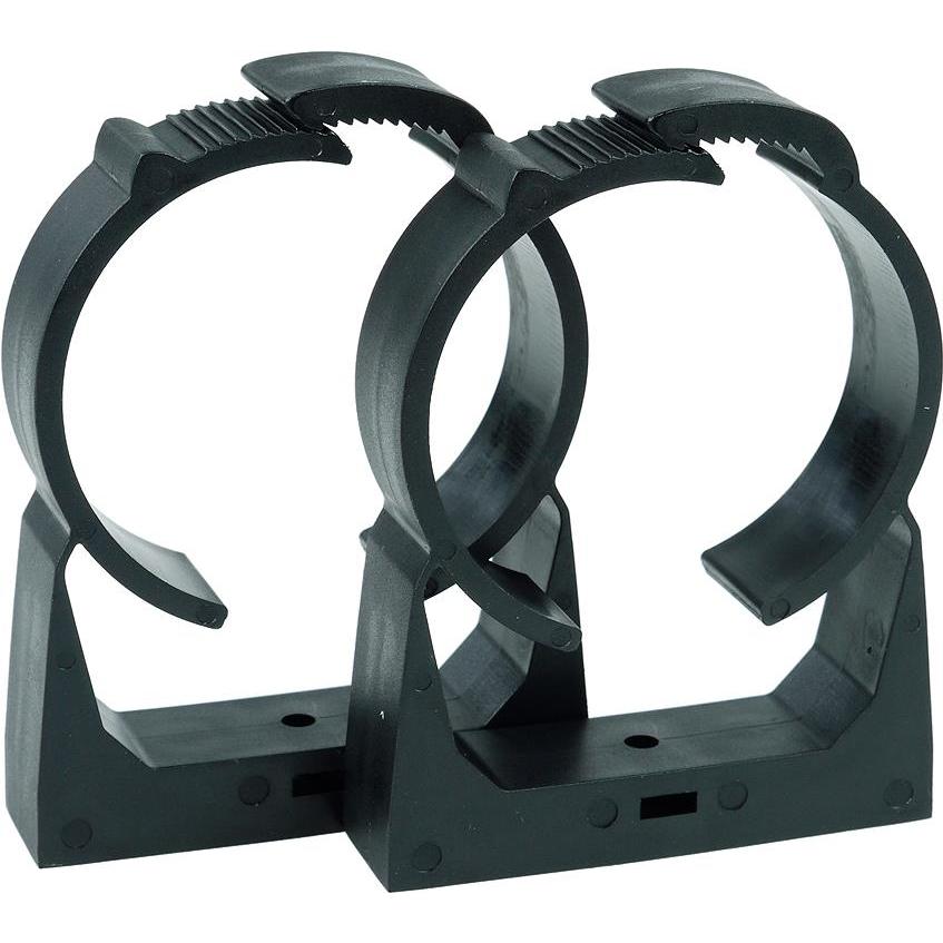 Alphacool AGB Universal Halterung Clip-On 60mm Schwarz 2 Stück, Wasserkühlung Komponenten Zubehör, Schwarz