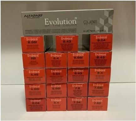 Produktbild Alfaparf Evolution of the Color Cube 3D Tech Permanent Hair Color 4 - 9 Gray Box (4 - 9 Grau)