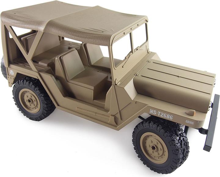 Actual product image Amewi RC AMX U.S. Military Off-Road Vehicle RTR 4WD 1:14 Sand Color (RTR Ready-to-Run)