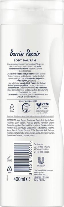 Produktbild Dove Barrier Repair (Körpercreme, 400 ml)