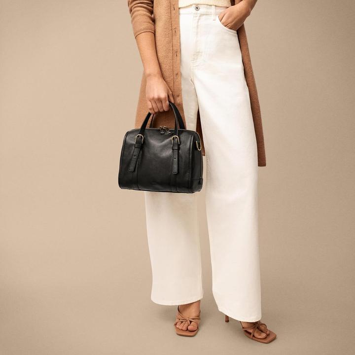 Actual product image Fossil Leather Carlie Satchel