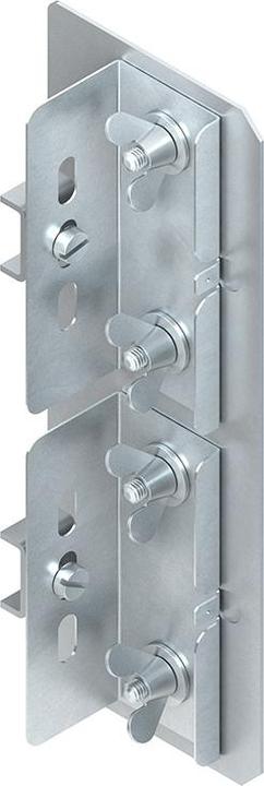 Actual product image Niedax NIE DAED 220 N GK end cover, 220x80 mm Aluminium, natural anodised