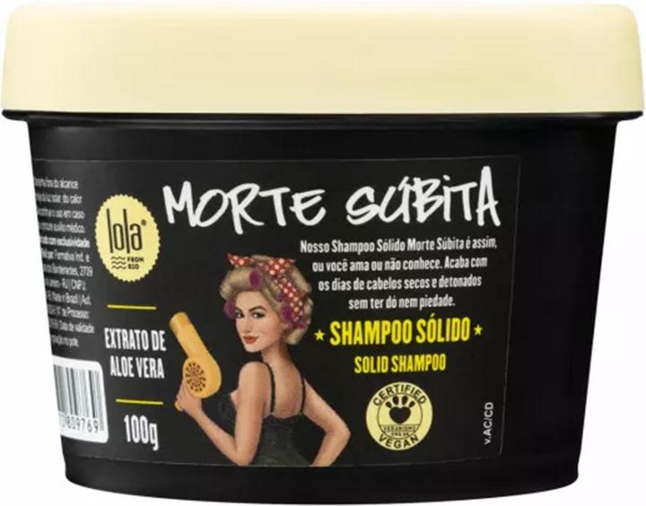 Actual product image Room05 LOLA COSMETICS Morte Súbita Solid Shampoo 100g (Solid shampoo, 100 g)