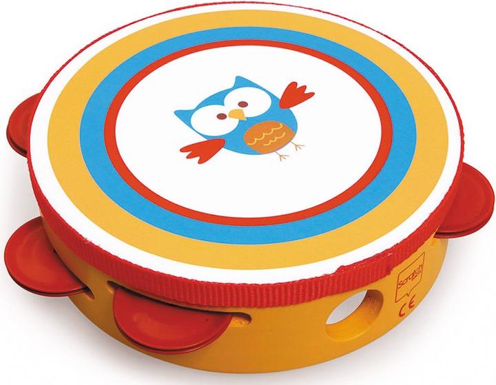 Immagine prodotto Scratch Gufo Lou Tambourine (Tedesco, Francese, Italiano, Inglese)