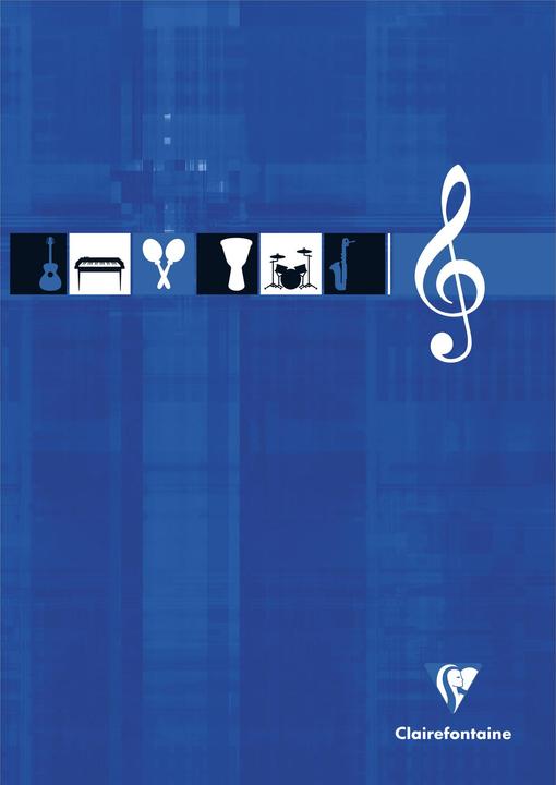 Image du produit Clairefontaine Bloc-notes (A4, Règle spéciale, Couverture rigide)