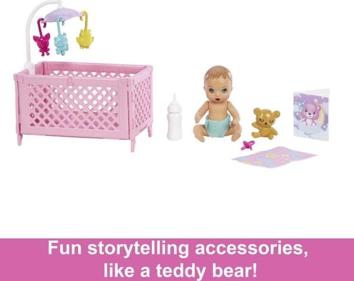 Image du produit Barbie Coffret Skipper Bebe Au Lit