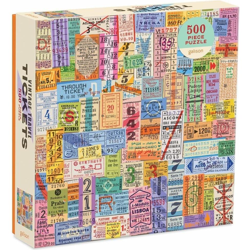 Abrams & Chronicle Vintage Travel Tickets 500 Piece Puzzle (500 Teile)