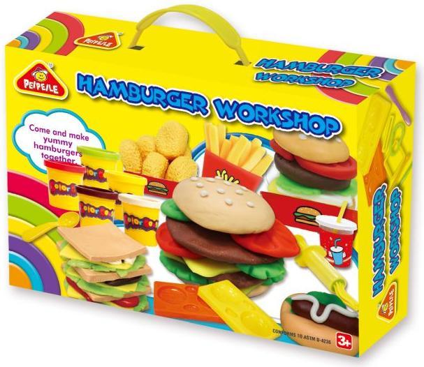 Actual product image Amuuso Hamburger Set - Plasticine - Pd