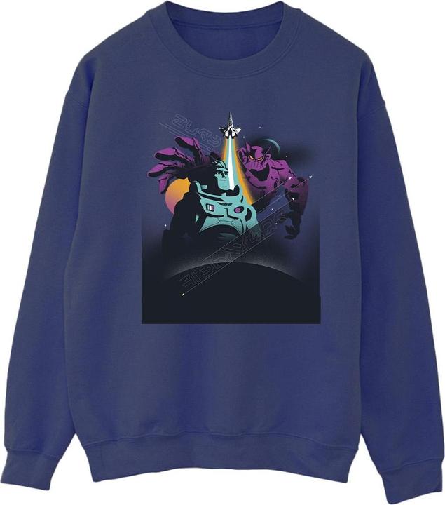 Actual product image Disney Womens/Ladies Lightyear Buzz And Zurg Sweatshirt (M)