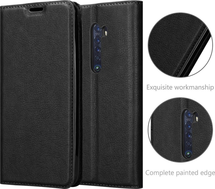 Actual product image Cadorabo Book Invisible Magnet Cover (Oppo Reno 2)