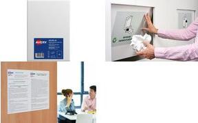 Produktbild Avery Dennison Universal-Etiketten, 420 x 297 mm, weiss wiederablösbar, mit Rand, aus Papier 70 g/qm