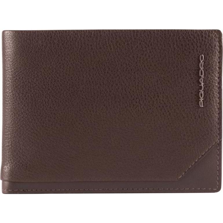 Piquadro, Uomini, Portafoglio, Tallin, Leather Wallet, Key holder, Brown, For Men, Marrone