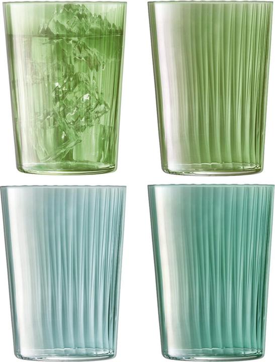 Actual product image LSA Set of 4 Gems Gobelet 560ml Jade Green Assorted (0.56 l, 4 x)
