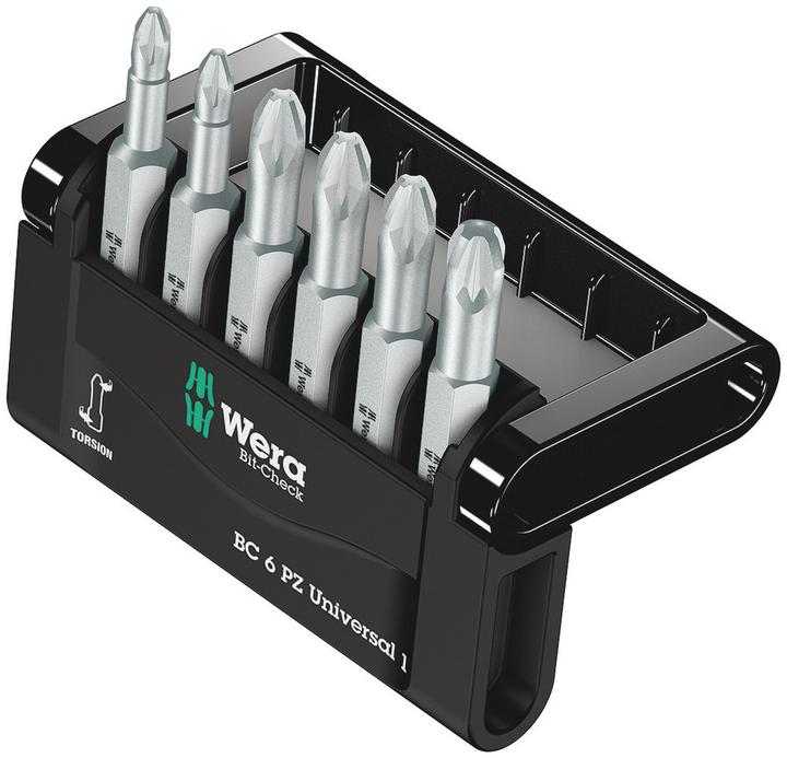 Produktbild Wera Bit-Check 6 PZ Universal 1 (Kreuz Pozidriv PZ)
