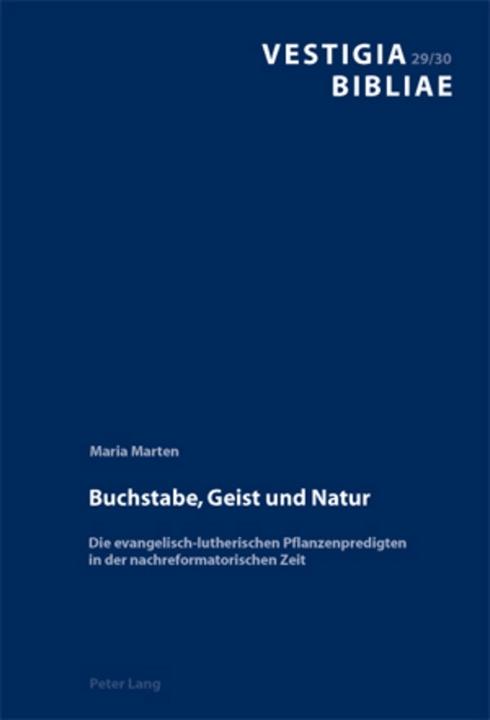 Produktbild Buchstabe, Geist und Natur (Deutsch, Maria Marten, 2010)