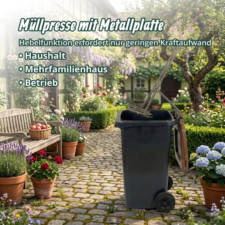 Produktbild Relaxdays Müllpresse