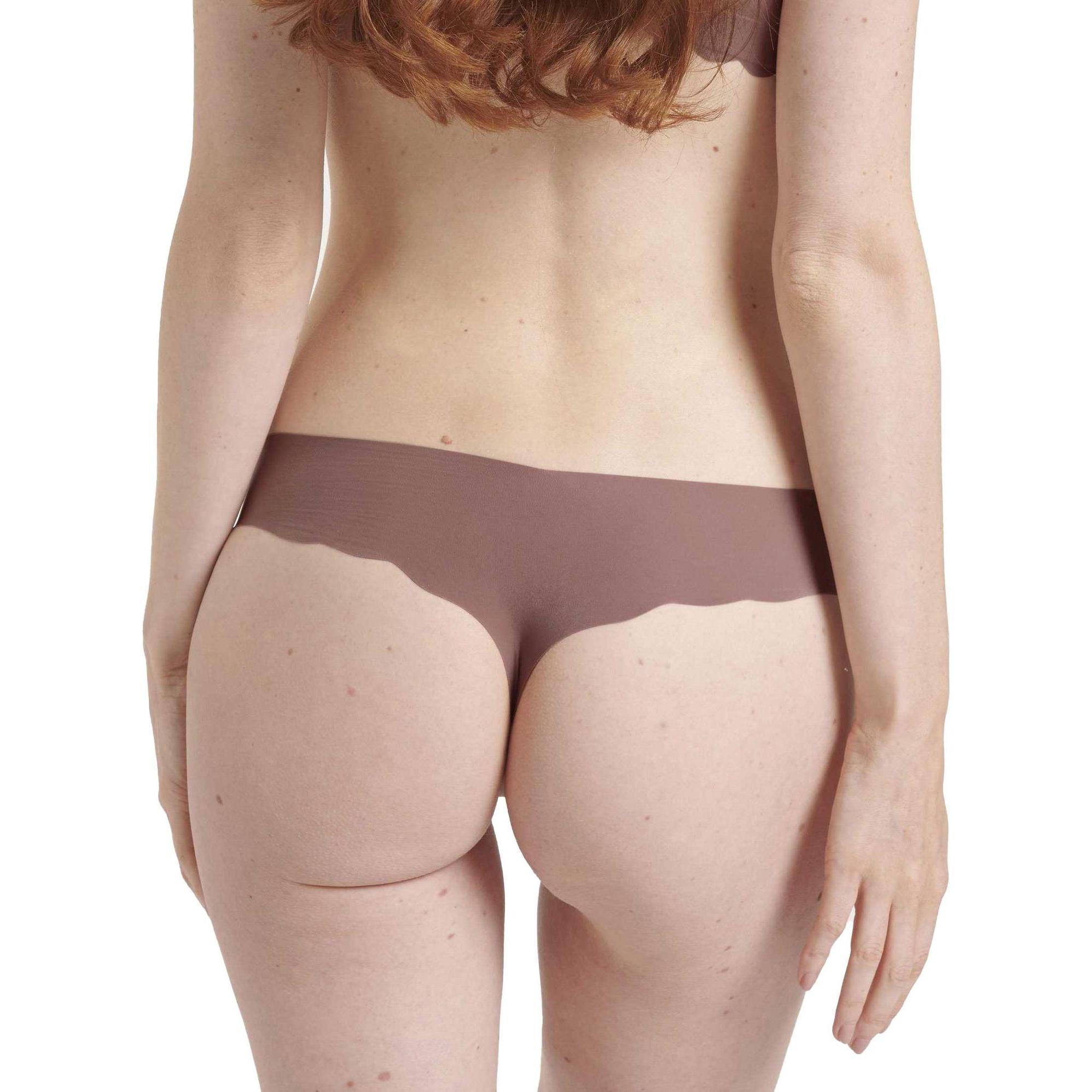 Thumbnail - Sloggi, Damen, Unterhosen, String Casual Bequem sitzend Zero Microfiber Hipstring 2.0, Braun, (XL, 4er Pack)