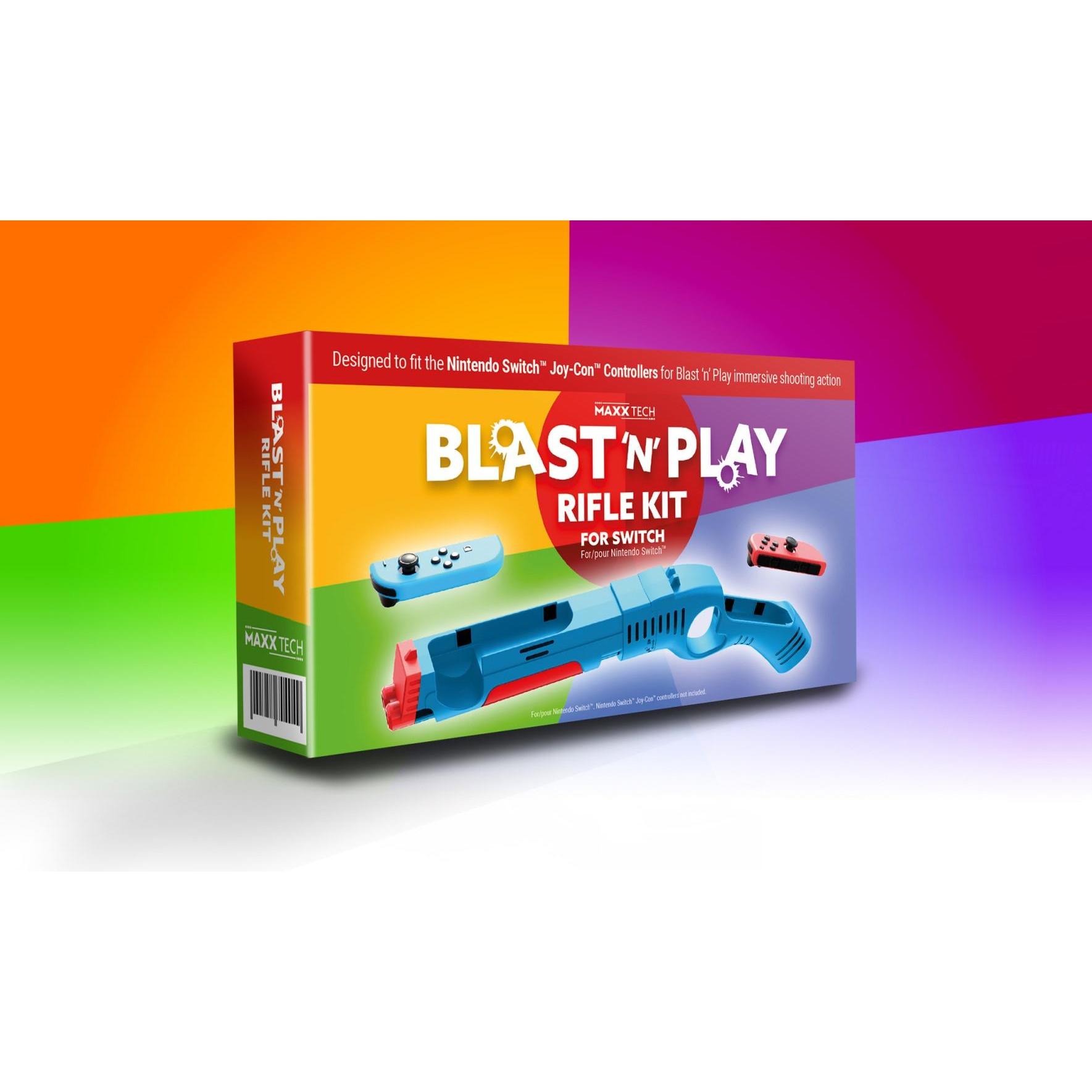 Maxx Tech Blast ‘n’ Play Rifle Kit for Switch (Switch), Weiteres Gaming Zubehör