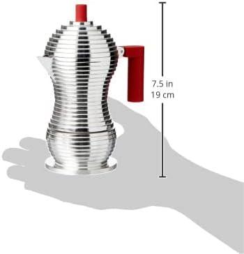 Produktbild Alessi Percolator Pulcina - MDL02/1 R - Rood - 1 kops - door Michele De Lucchi (1 T.)