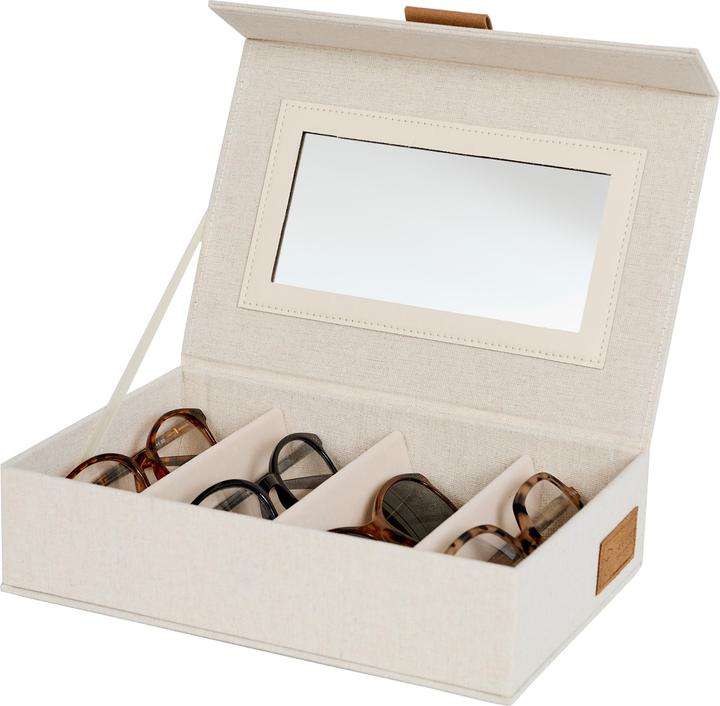 Love it Store it PREMIUM Brillenbox mit Spiegel (17 cm, 2.90 l)