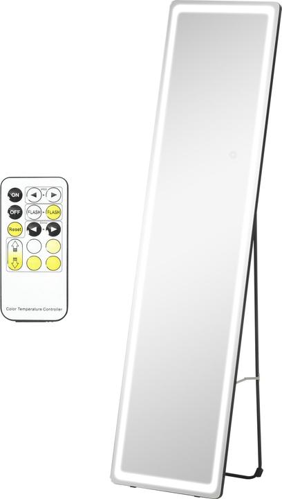 Produktbild Homcom Ankleidespiegel mit LED-Beleuchtung (40 x 51 x 156.5 cm)